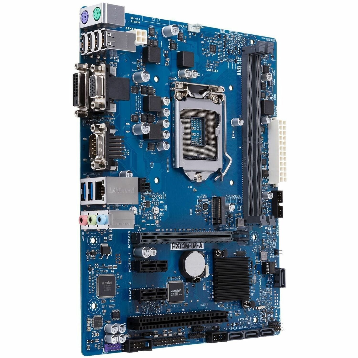 Asus H310M-IM-A Industrial Motherboard - Intel H310 Chipset - Socket H4 LGA-1151 - Micro ATX