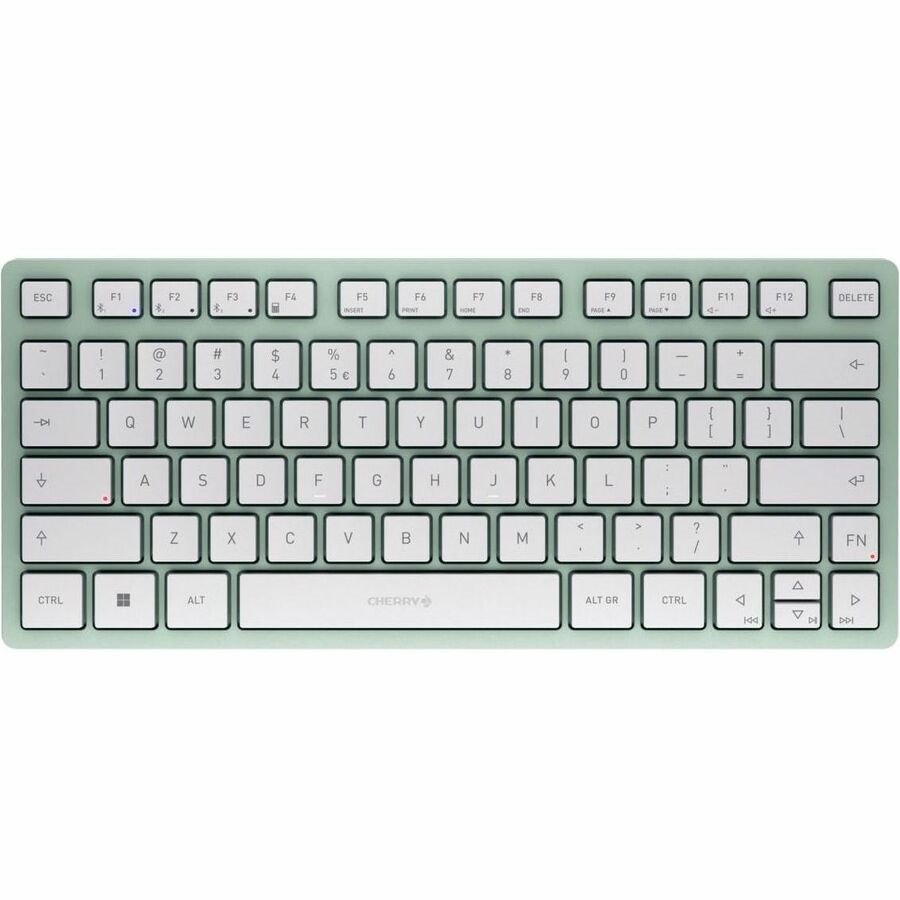 CHERRY KW 7100 Keyboard - Wireless Connectivity - English - QWERTY Layout - Agave Green