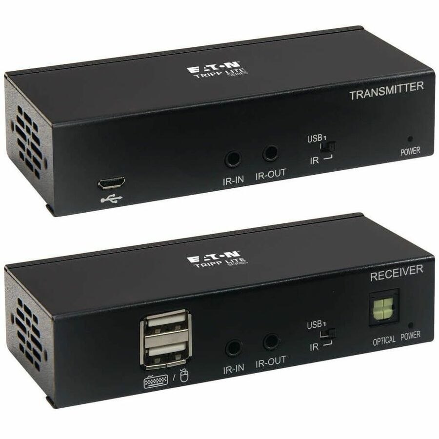 Eaton Tripp Lite Series USB-C to HDMI over Cat6 Extender Kit, KVM Support, 4K 60Hz, 4:4:4, USB, PoC, HDCP 2.2, up to 230 ft., TAA