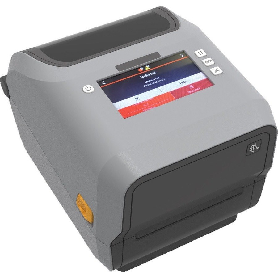 Zebra ZD621t Bureaublad Thermische transfer printer - Monochroom - Etiket/kassabonprinter - USB - USB-host - Serieel - Bluetooth - Near Field Communication (NFC) - EU, UK - Grijs