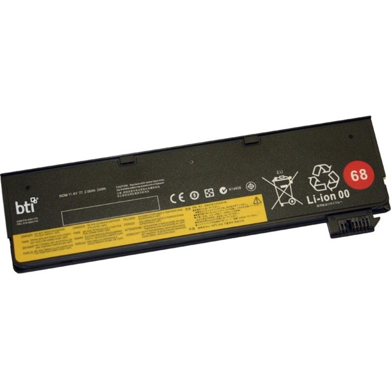 BTI 0C52861-BTI 11.4V 24WHR LI-ION BATTERY 68, 121500146, 121500147, 121500148, 0C52861, 45N1124, 45N1125, 45N1126, 45N1127, 45N1128, 45N1775, 45N1776
