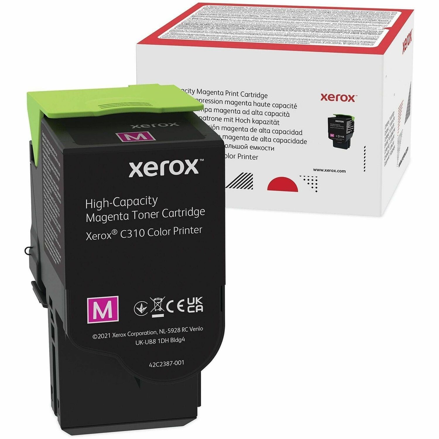 Xerox Origineel Hoog Rendement Laser Tonercartridge - Enkelstuksverpakking - Magenta - 1 / Stuk