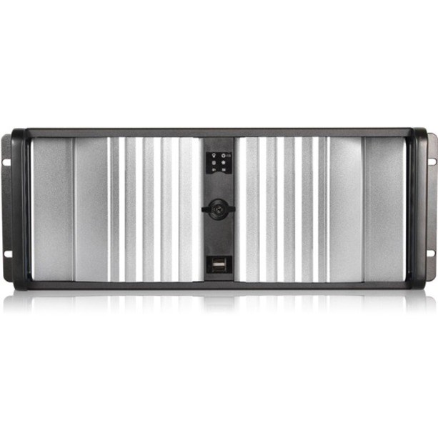 iStarUSA D Storm D-400SEA-SL-T7SA Server Case with Silver SEA Bezel and HDD Hot-swap Rack