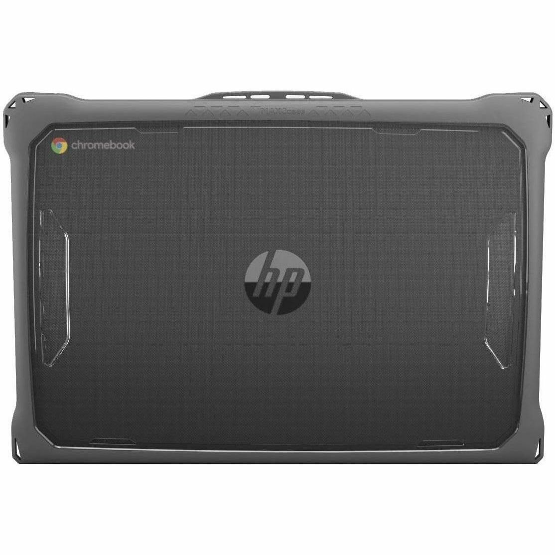 MAXCases Extreme Shell-F2 Slide Case for HP Fortis Chromebook G10 14" (Gray/Clear)