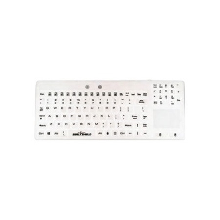 Seal Shield SW108PG Keyboard - Cable Connectivity - USB Interface - TouchPad - English (US) - Black