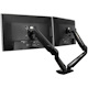 StarTech.com Dual Monitor Arm, USB Hub and Audio Ports in Base, Monitors up to 32" (17.6lb/8kg), VESA Monitor Stand Desk Mount