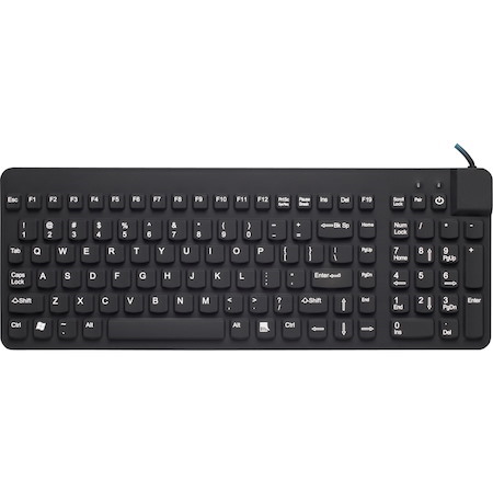 Man & Machine Premium Full Size Waterproof Disinfectable Keyboard