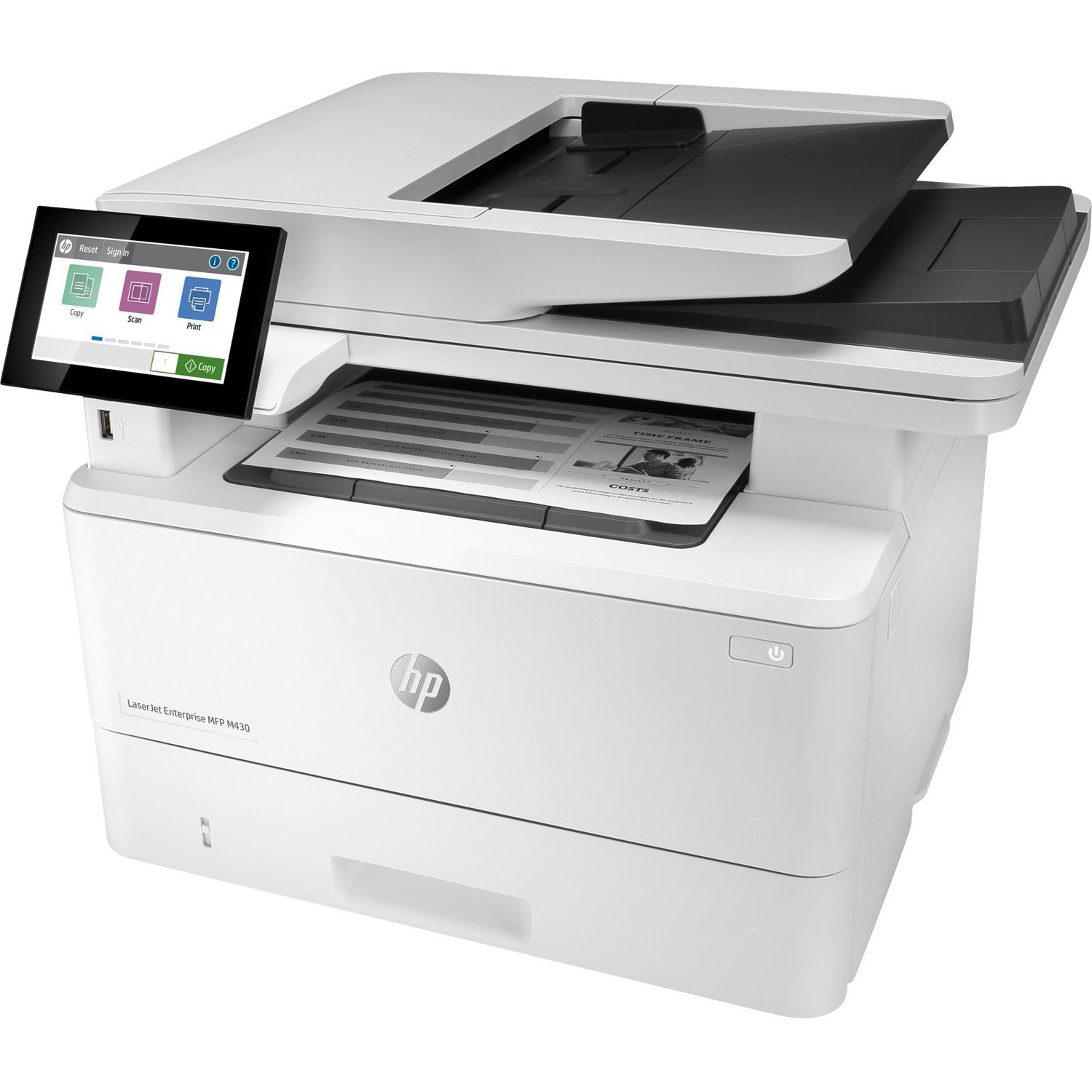 HP LaserJet Enterprise M430f Laser Multifunction Printer - Monochrome