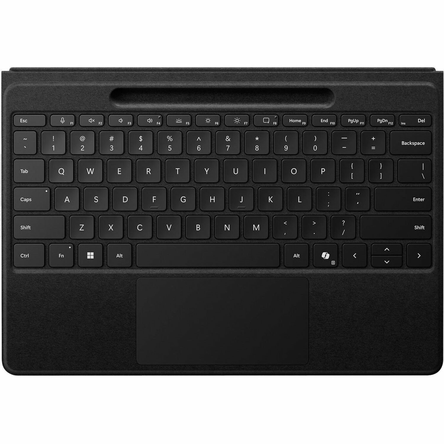 Microsoft Surface Pro Flex Keyboard - Wireless Connectivity - TouchPad - English - QWERTY Layout - Black