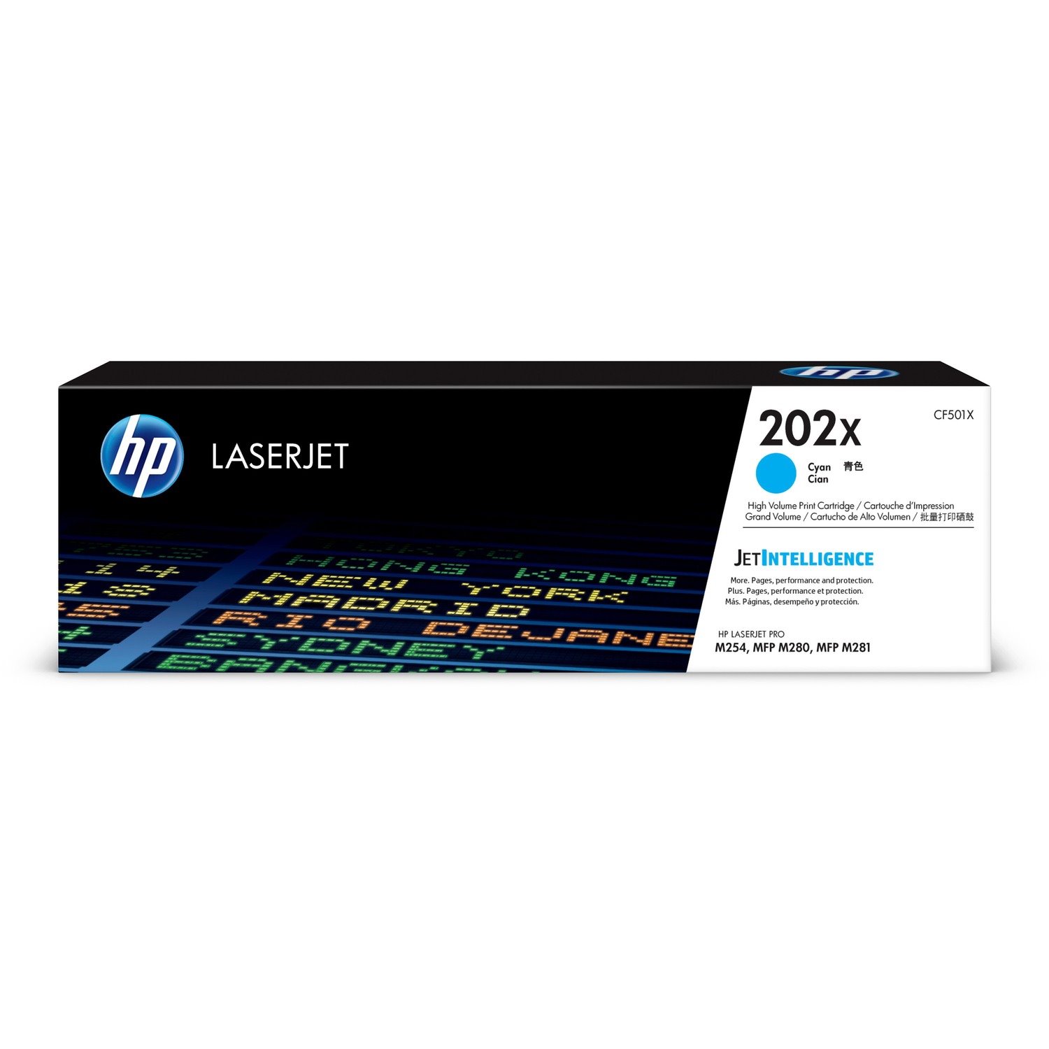 HP 202X Original High Yield Laser Toner Cartridge - Cyan - 1 Pack