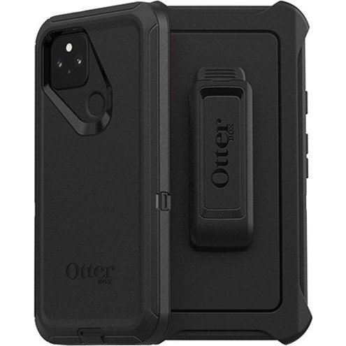 OtterBox Defender Carrying Case (Holster) Google Pixel 5 Smartphone - Black