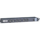 Eaton Tripp Lite Series 1U Rack-Mount Power Strip, 120V, 15A, 5-15P, 12 Outlets (6 Front-Facing, 6-Rear-Facing), 15 ft. (4.57 m) Cord