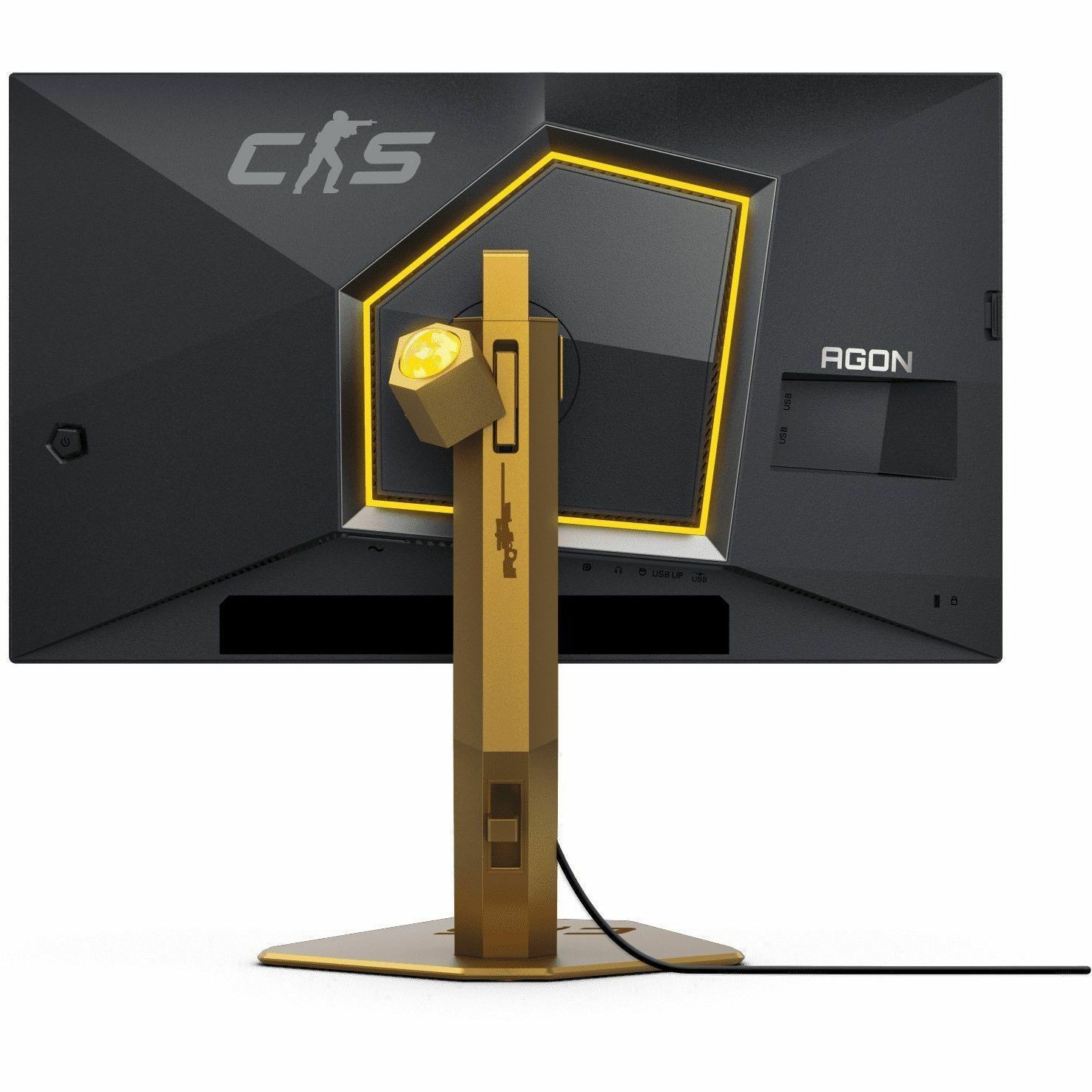 AOC 24.1' Fast TN panel,1920 × 1080 , 610Hz, 0.5ms, HDR400, Removable Ergonomic stand , G-sync Compatible Gaming Monitor ( LS)