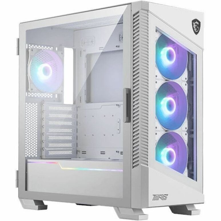 MSI MPG VELOX 100R Computer Case - ATX Motherboard Supported - Mid-tower - Tempered Glass - White