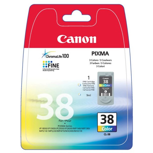 Canon CL-38 Original Inkjet Ink Cartridge - Colour Pack