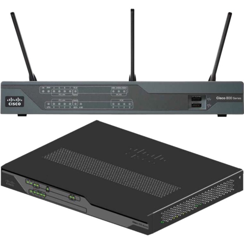 Cisco 897VA Wi-Fi 4 IEEE 802.11n  Wireless Integrated Services Router