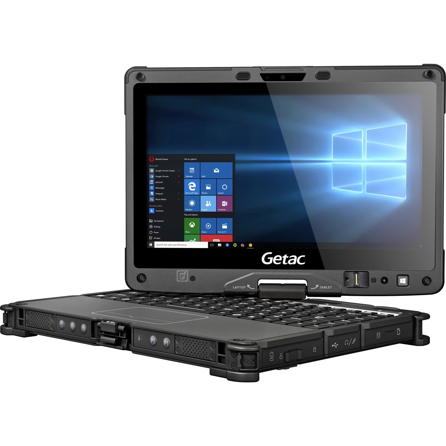 Getac V110 V110 G3 11.6" Touchscreen Convertible 2 in 1 Notebook - Intel Core i5 6th Gen i5-6200U - 8 GB - 256 GB SSD - English (US) Keyboard