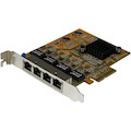 StarTech.com Gigabit Ethernet Card for Computer, Server, Workstation - 10/100/1000Base-T - Plug-in Card - Yellow - TAA Compliant