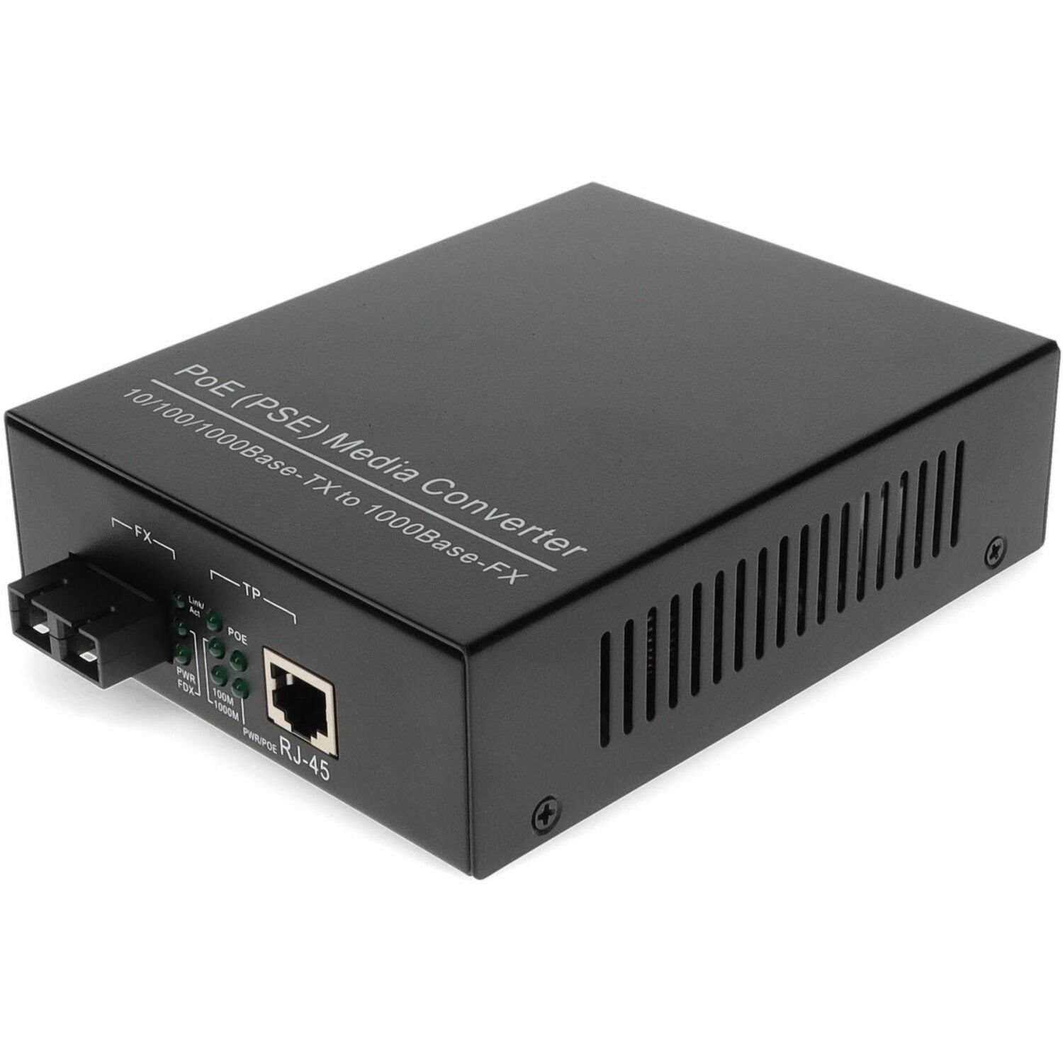 10/100/1000Base-TX(RJ-45) to 1000Base-SX(SC) MMF 850nm 550m POE+ Media Converter