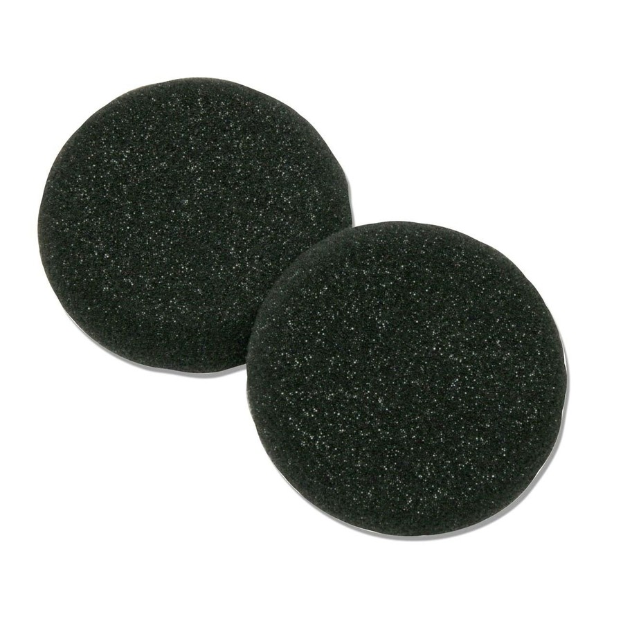 PLANTRONICS SPARE EAR CUSHION (QTY 2), FOAM, BLACK - PRACTICA/SUPRA/ENCORE - SOH ONLY