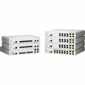 Cisco Catalyst 2960-C 2960C-12PC-L 12 Ports Manageable Ethernet Switch - 10/100Base-TX, 10/100/1000Base-T - Refurbished