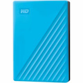 WD My Passport WDBR9S0060BBL-WESN 6 TB Portable Hard Drive - External - Blue