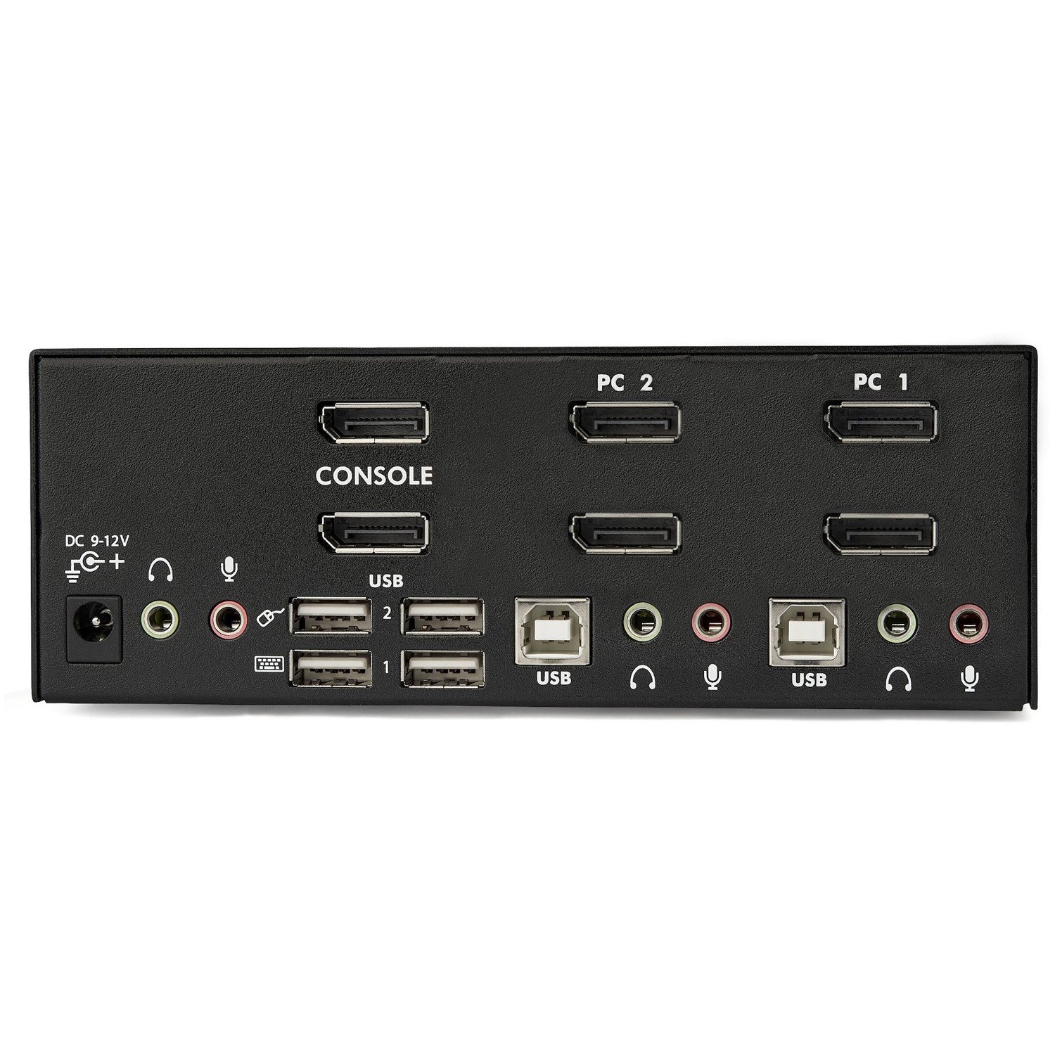 StarTech.com 2 Port DisplayPort Dual-Monitor KVM Switch - DisplayPort KVM - 4K 60 Hz