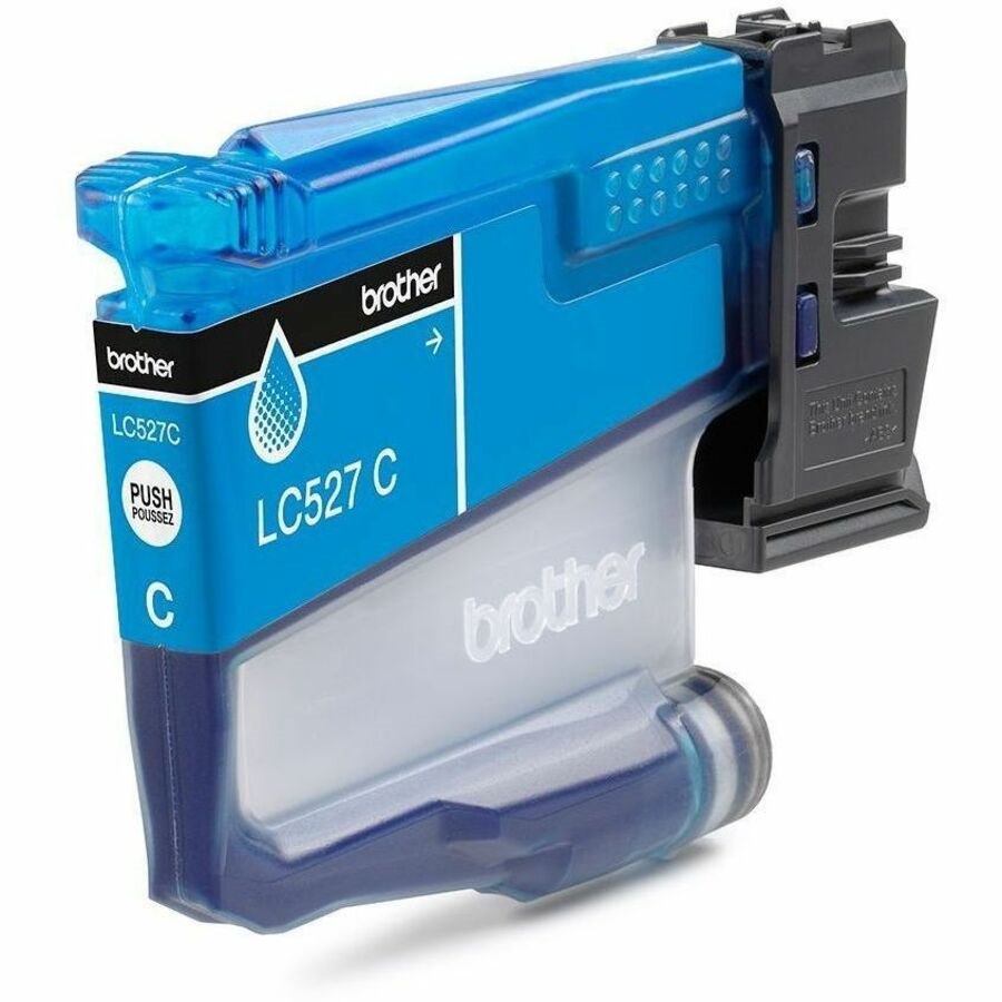 Brother LC527C Origineel Standaard Rendement Inkjet Inktcartridge - Enkelstuksverpakking - Cyaan - 1 Verpakking