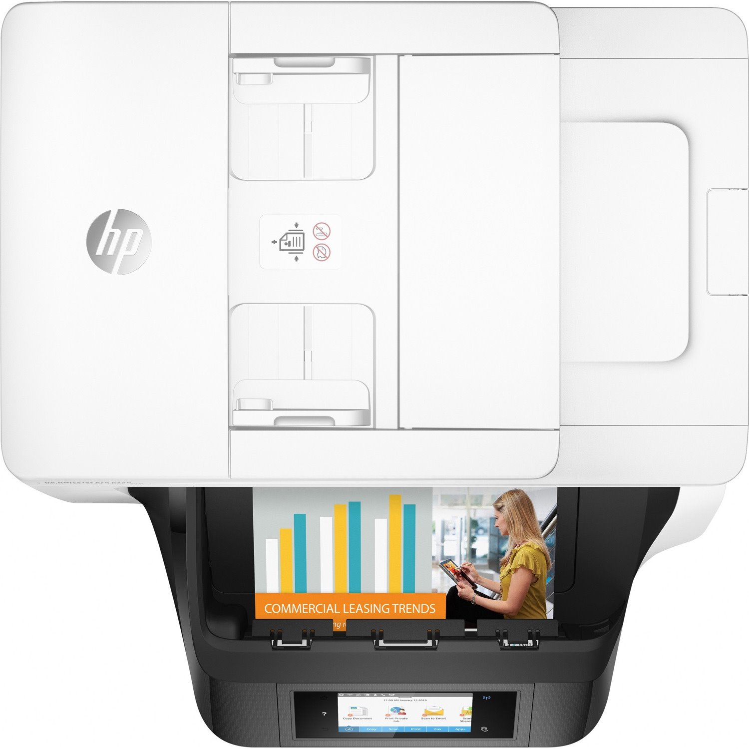 HP Officejet Pro 8730 Wireless Inkjet Multifunction Printer - Colour
