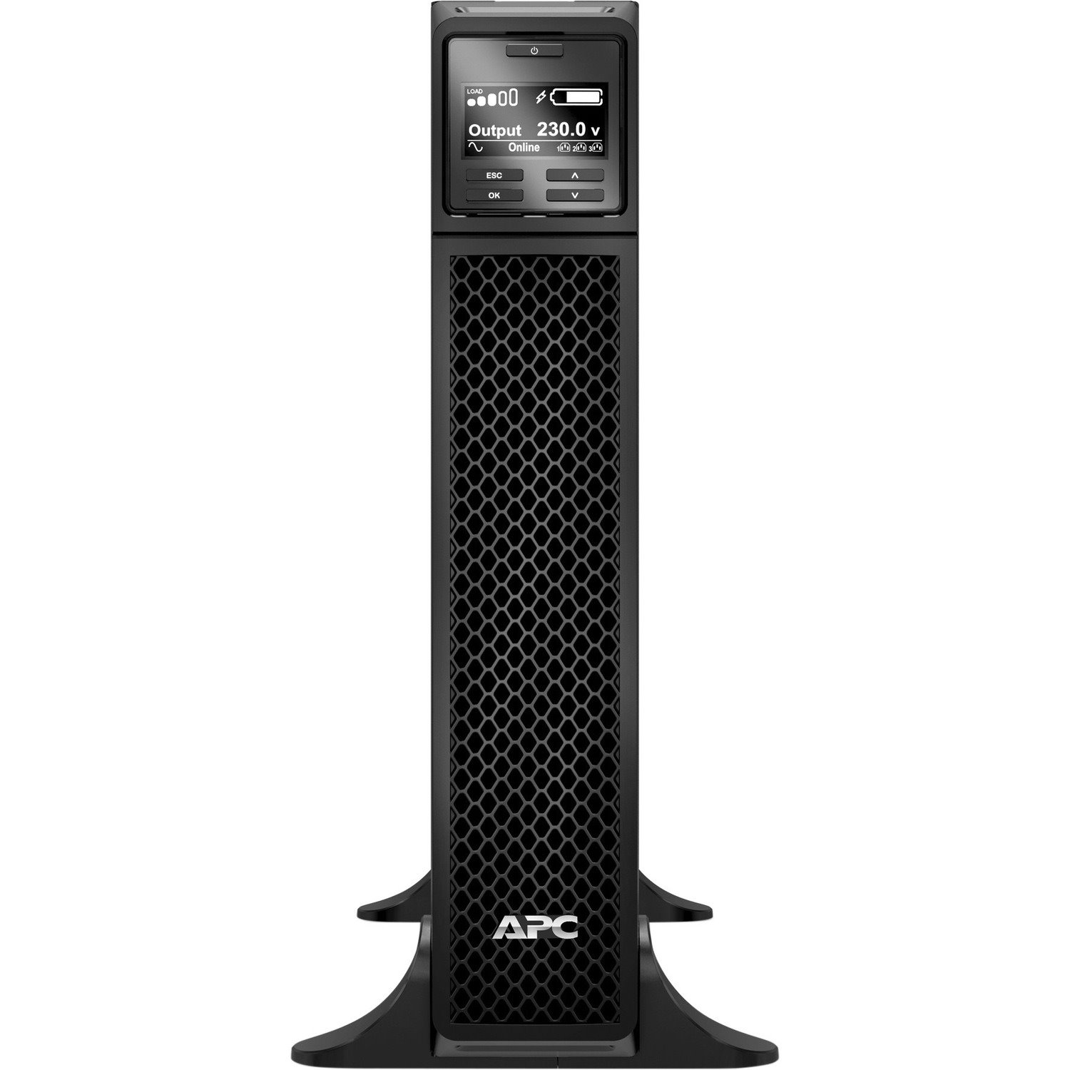 APC Smart-UPS On-Line, 3kVA, Tower, 208V/230V, 6x C13+2x C19 IEC outlets, SmartSlot, Extended runtime, W/O rail kit
