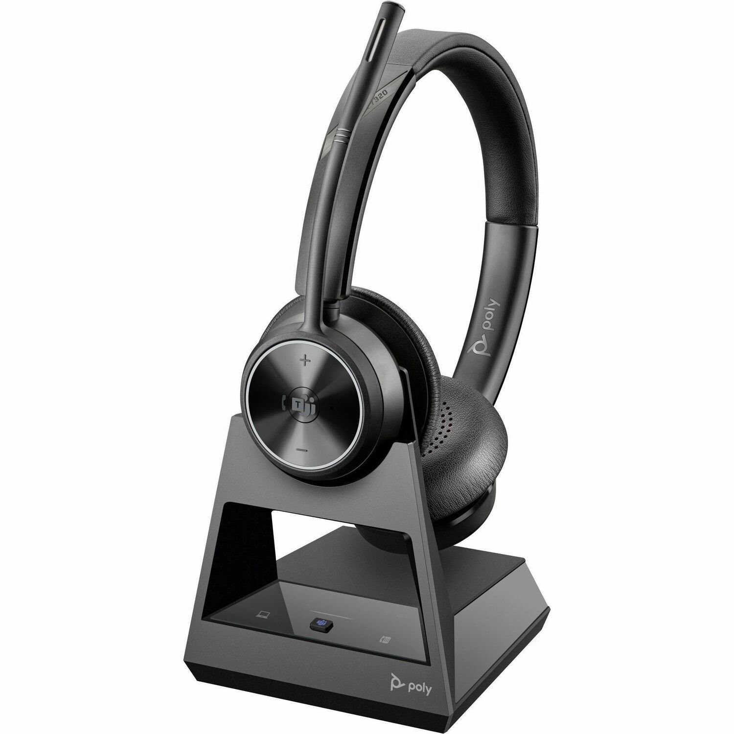 Poly Savi 7320-M Office Microsoft Teams Certified DECT 1920-1930 MHz Headset TAA
