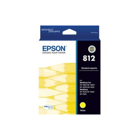 Epson DURABrite Ultra 812 Original Standard Yield Inkjet Ink Cartridge - Yellow Pack