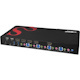 SIIG 4-Port HDMI 4K60Hz HDR Smart Console KVM Switch with USB 3.0 Multi-Media