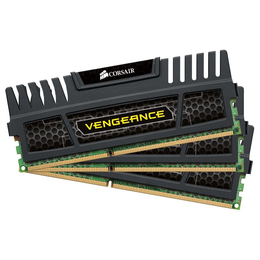 Corsair CMZ12GX3M3A1600C9 12GB DDR3 SDRAM Memory Module Kit