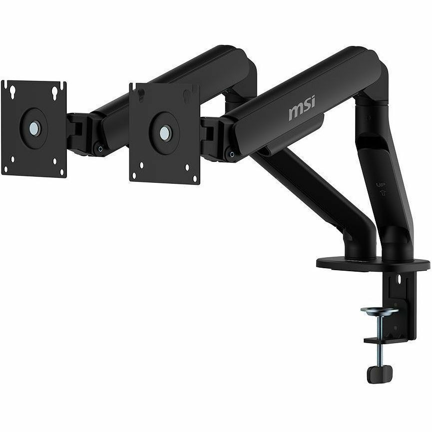 MSI Mounting Arm for Monitor, Flat Panel Display, Curved Screen Display, Display - Matte Black