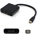 AddOn Mini-DisplayPort 1.1 Male to HDMI 1.3 Female Black Active Adapter For Resolution Up to 2560x1600 (WQXGA)