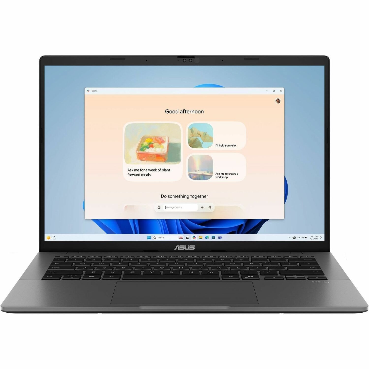 Asus VivoBook S14 S3407 S3407CA-LY040W 14" Notebook - WUXGA - Intel Core Ultra 7 255H - 16 GB - 1 TB SSD - Matte Gray