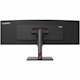 Lenovo ThinkVision P49W-30 49" Class Dual Quad HD (DQHD) Curved Screen LED Monitor - 32:9 - Raven Black