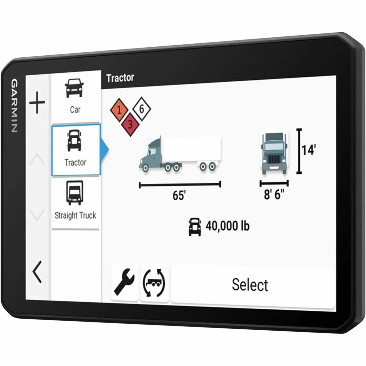 Garmin dēzl OTR720 Automobile Portable GPS Navigator - Portable, Mountable