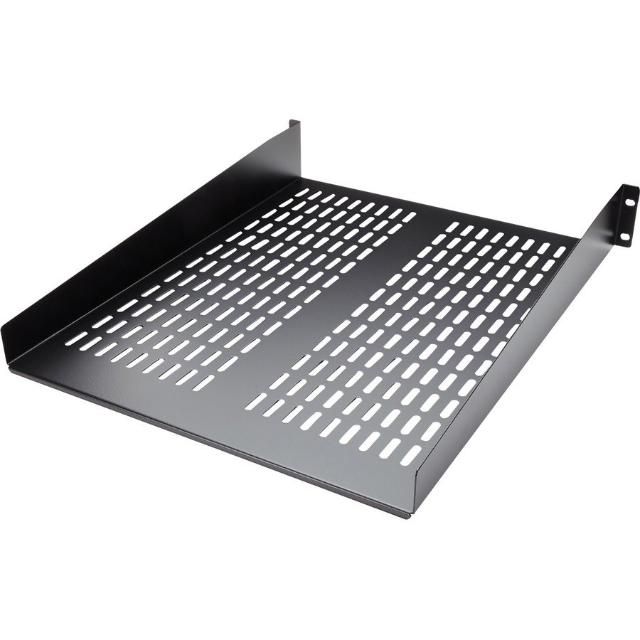 StarTech.com 2U 22in Vented Rack Mount Shelf - Fixed 22 inch Deep antilever Rackmount Tray for Server Rack Cabinet Shelf - 50lbs / 23kg