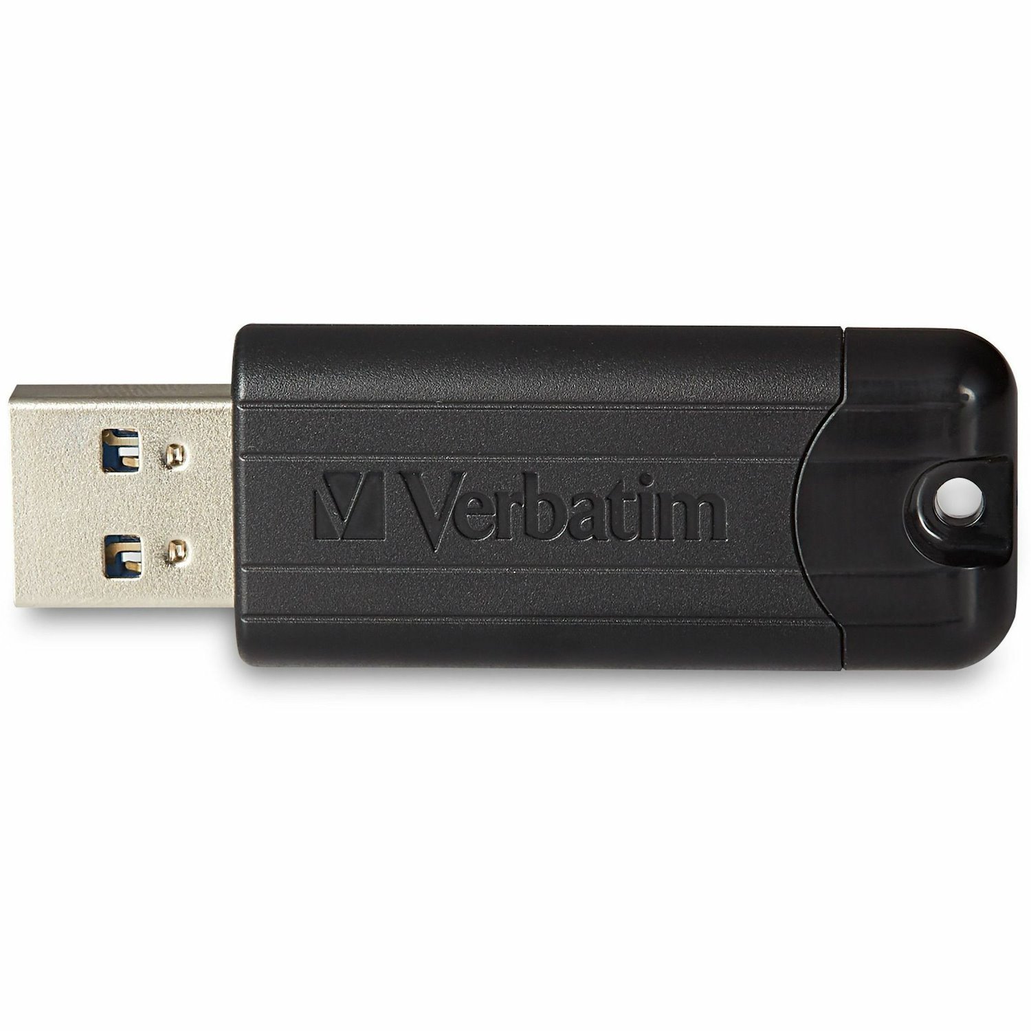 Verbatim PinStripe 128 GB USB 3.2 (Gen 1) Type A Flash Drive - Black