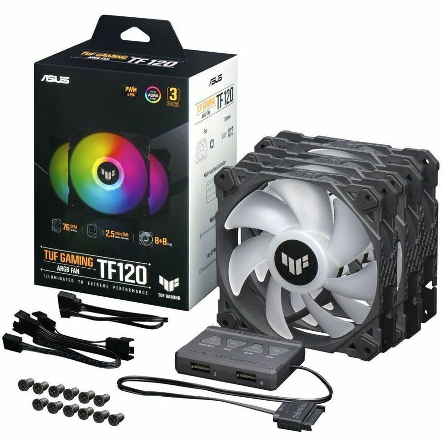 TUF TF120 ARGB Cooling Fan - 3 Pack