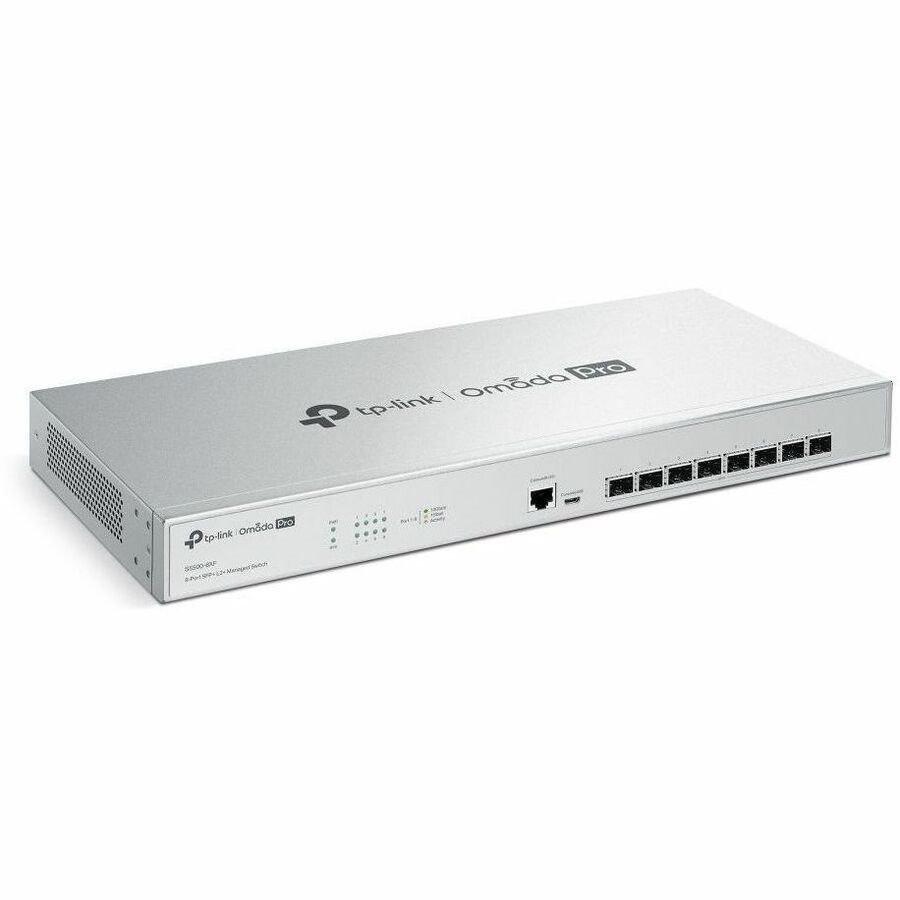 Tp-Link Omada Pro 8-Port Managed 10G L2+ Switch, SFP+(8), 1U, 5YR