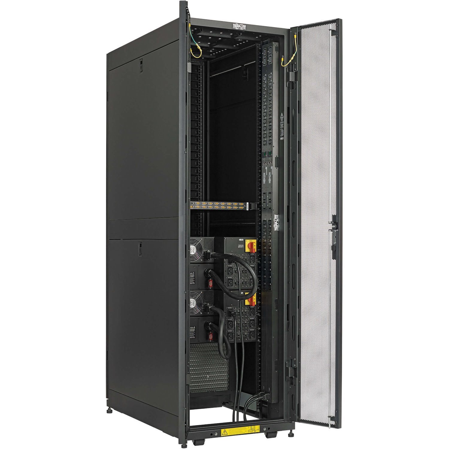 Tripp Lite by Eaton EdgeReady&trade; Micro Data Center - 38U, 6 kVA UPS, Network Management and Dual PDUs, 208/240V or 230V Assembled/Tested Unit