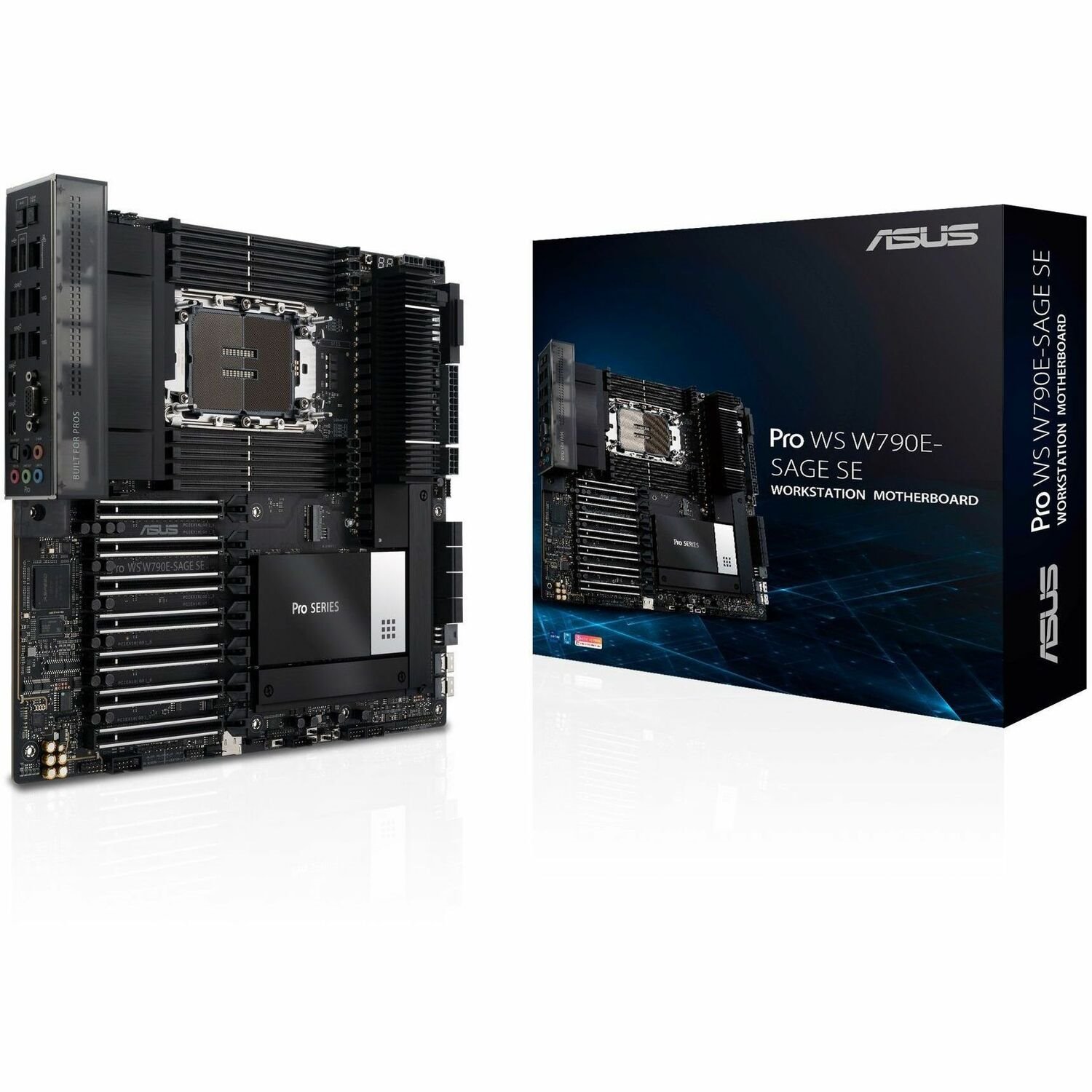 Asus WS W790E-SAGE SE Workstation Motherboard - Intel W790 Chipset - Socket LGA-4677 - SSI EEB