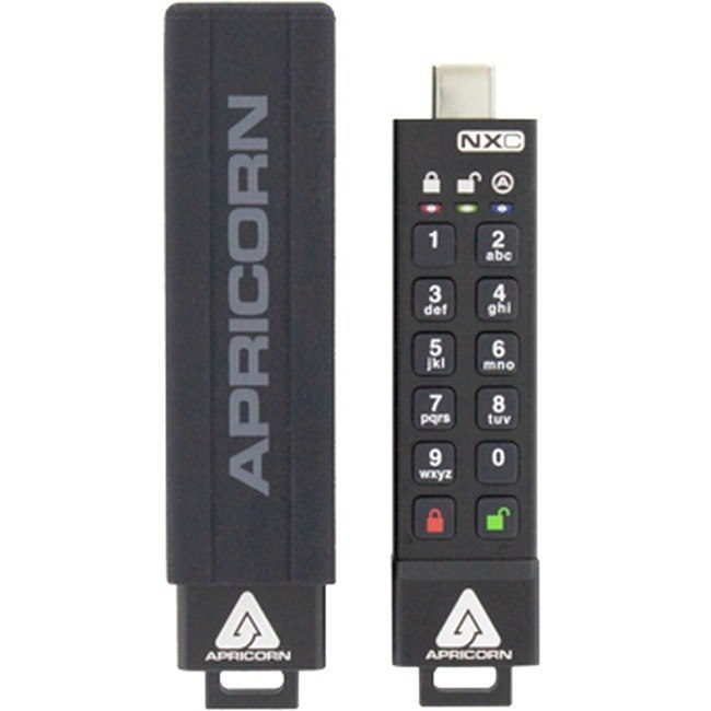 Apricorn Aegis Secure Key 3NXC 4GB USB 3.2 (Gen 1) Type C Flash Drive