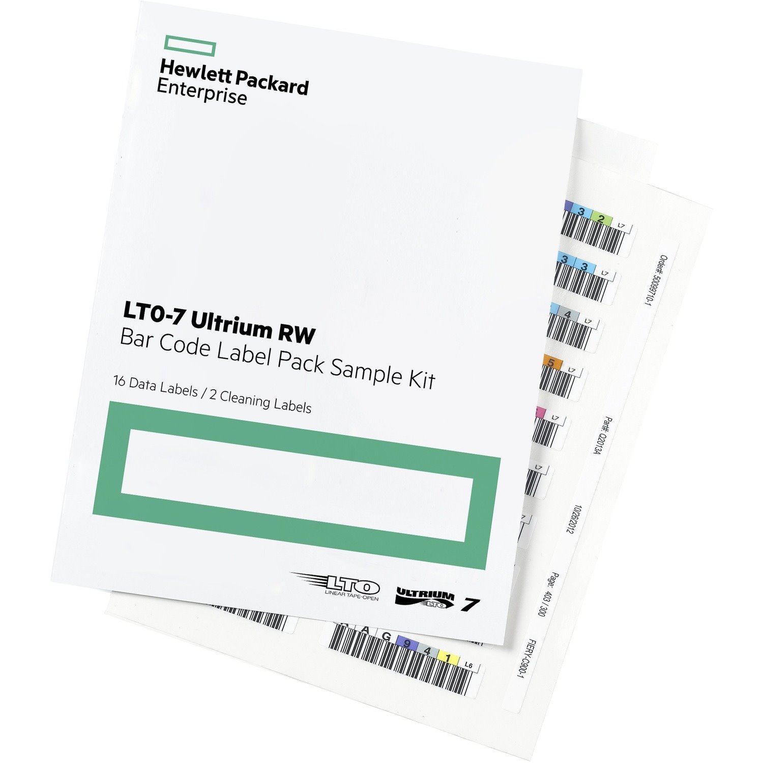 HPE LTO-7 Ultrium RW Bar Code Label Pack