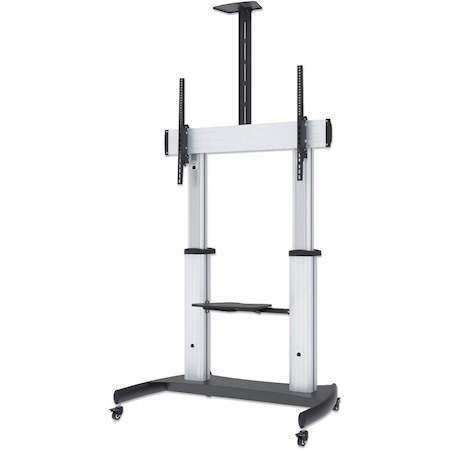 Trolley Mount Stand for TV & Monitors, For screens: 60" to 100" ,VESA compatability:all between 200x200 to 800x600mm -check the dimensions of the four mounting holes on back of screen to ensure it fits,Max 100kg,Height adjustable 1200 to 1685mm,LFD,Bracket
