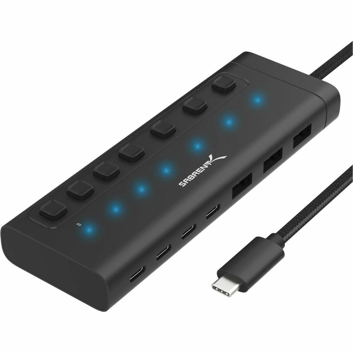 Sabrent USB C Hub 7-Port 48W Powered Hub