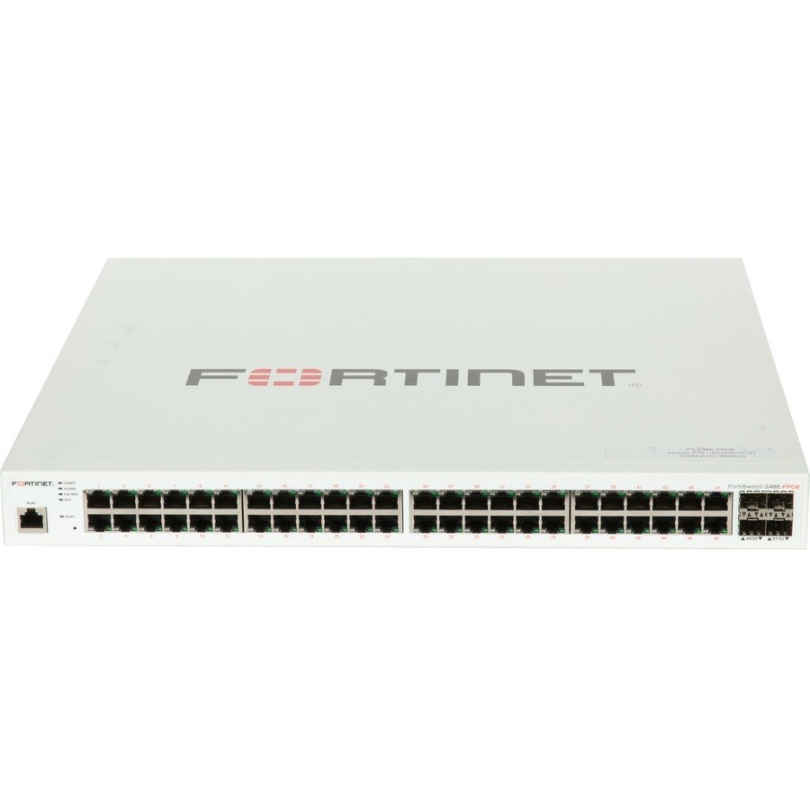 Fortinet FortiSwitch 200 FS-248E-FPoE 48 Ports Manageable Ethernet Switch - Gigabit Ethernet - 1000Base-X, 10/100/1000Base-T